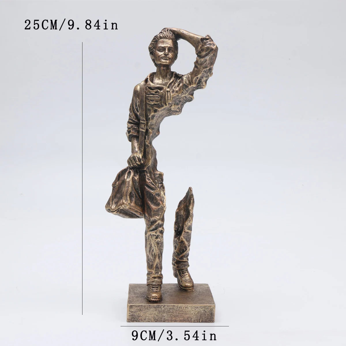 Traveler Abstract Sculpture Resin Modern Decor for Home and Office