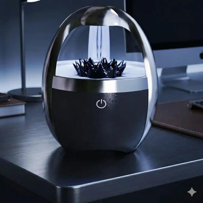  on a desk with a blurred office background