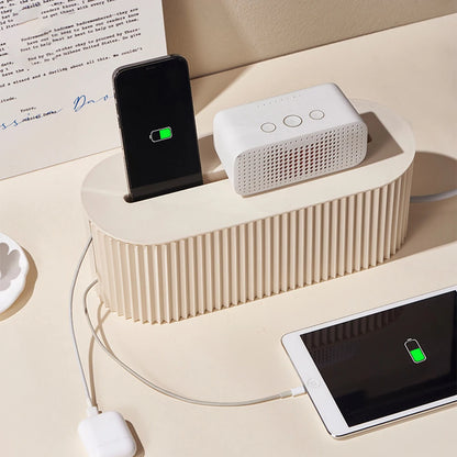 Multifunctional Cable Management Box Dustproof Power Strip & Cord Organizer