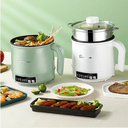 1.7L Multifunctional Electric Pot Non-Stick Cooker for Dorms & Small Kitchens - Ninjanew