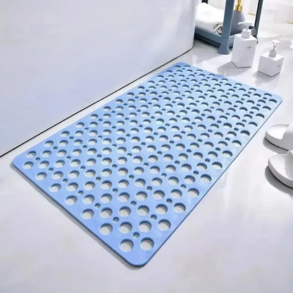 Non-Slip Square Bathroom Mat Suction Cup Shower Massage & Drainage Mat