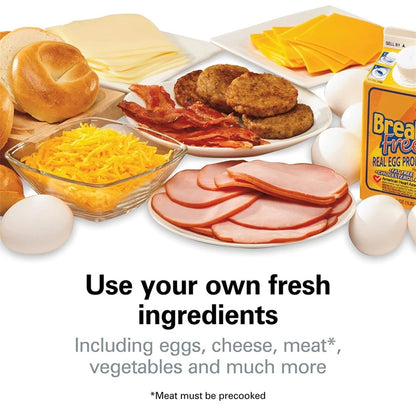 Mini Breakfast Burger Maker – Non-Stick Electric Muffin & Sandwich Machine
