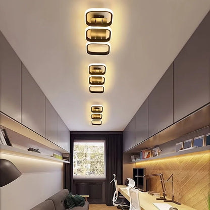 Nordic Luxe LED Chandelier Ceiling Light Dimmable Modern Minimalist Lamp
