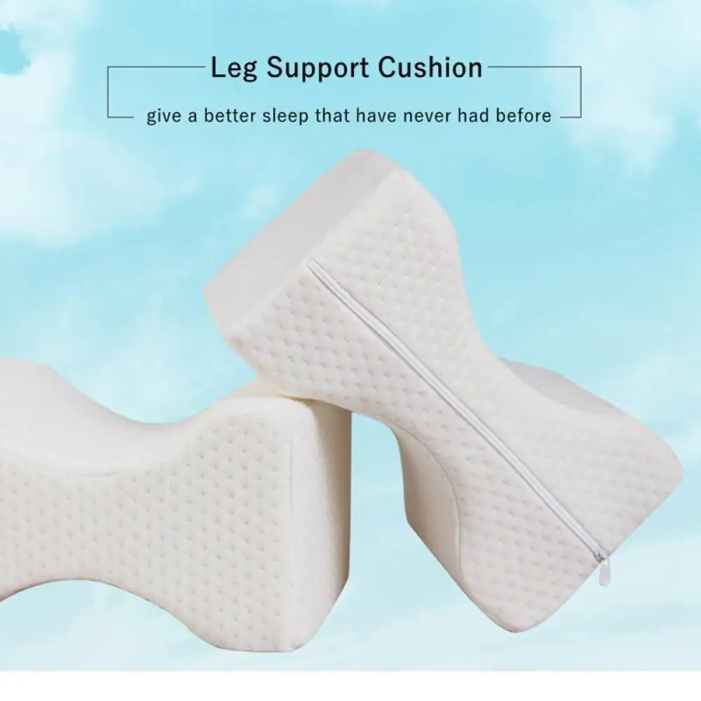 Orthopedic Knee Pillow – Memory Foam, Sciatica Relief, 1 & 2pk