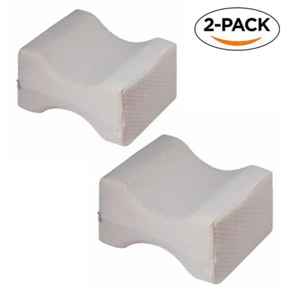 Orthopedic Knee Pillow – Memory Foam, Sciatica Relief, 1 & 2pk