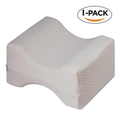 Orthopedic Knee Pillow – Memory Foam, Sciatica Relief, 1 & 2pk