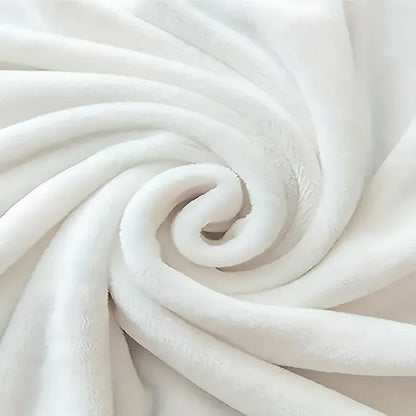 Close-up of white fabric with a soft texture