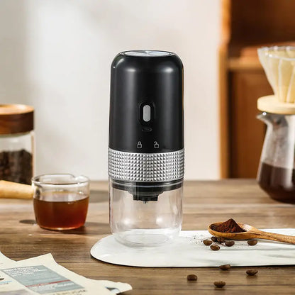 Portable Electric Coffee Grinder – Adjustable Ceramic Burr USB Mill