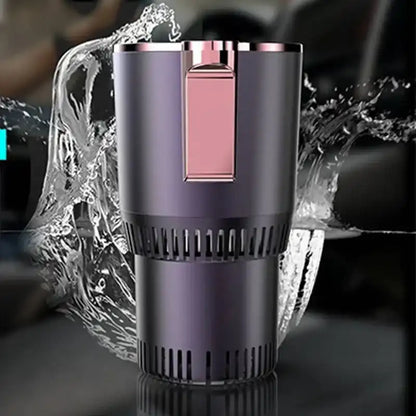 Purple and pink electronic device with water splashes around it