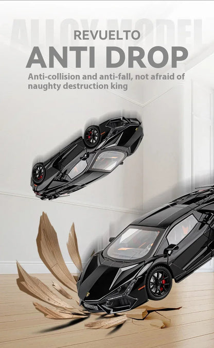 1:24 Rambo Revuelto Die-Cast Model Car Alloy Four-Door Sports Car Toy - Ninjanew