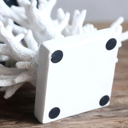 Coastal Coral Sculpture – Realistic Resin Ocean Reef Decorative Statue 