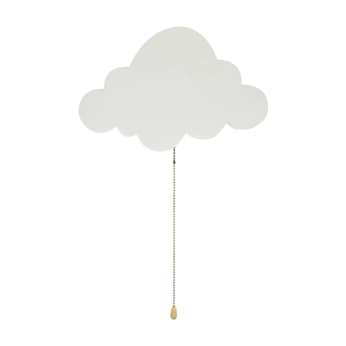 Floating Cloud Wall Lamp Wooden Battery-Operated Nursery Night Light
