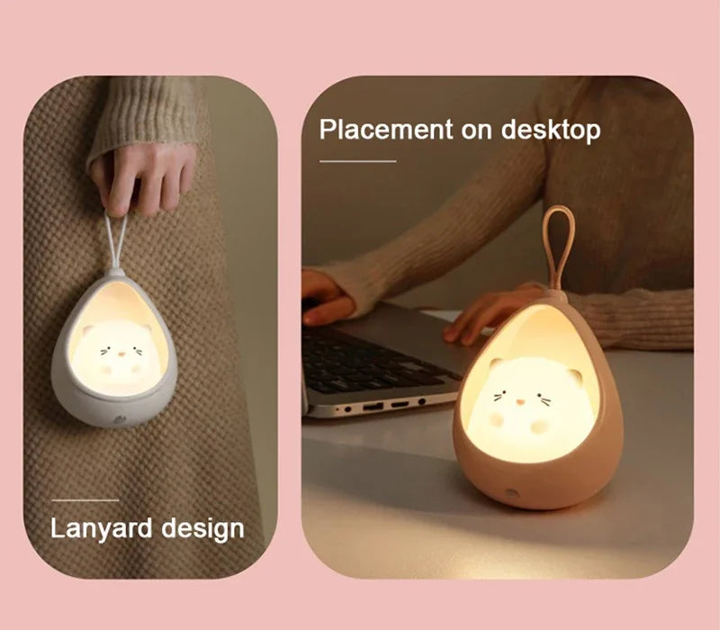 Intelligent Human Sensing LED Night Light USB Rechargeable Motion Sensor Lamp