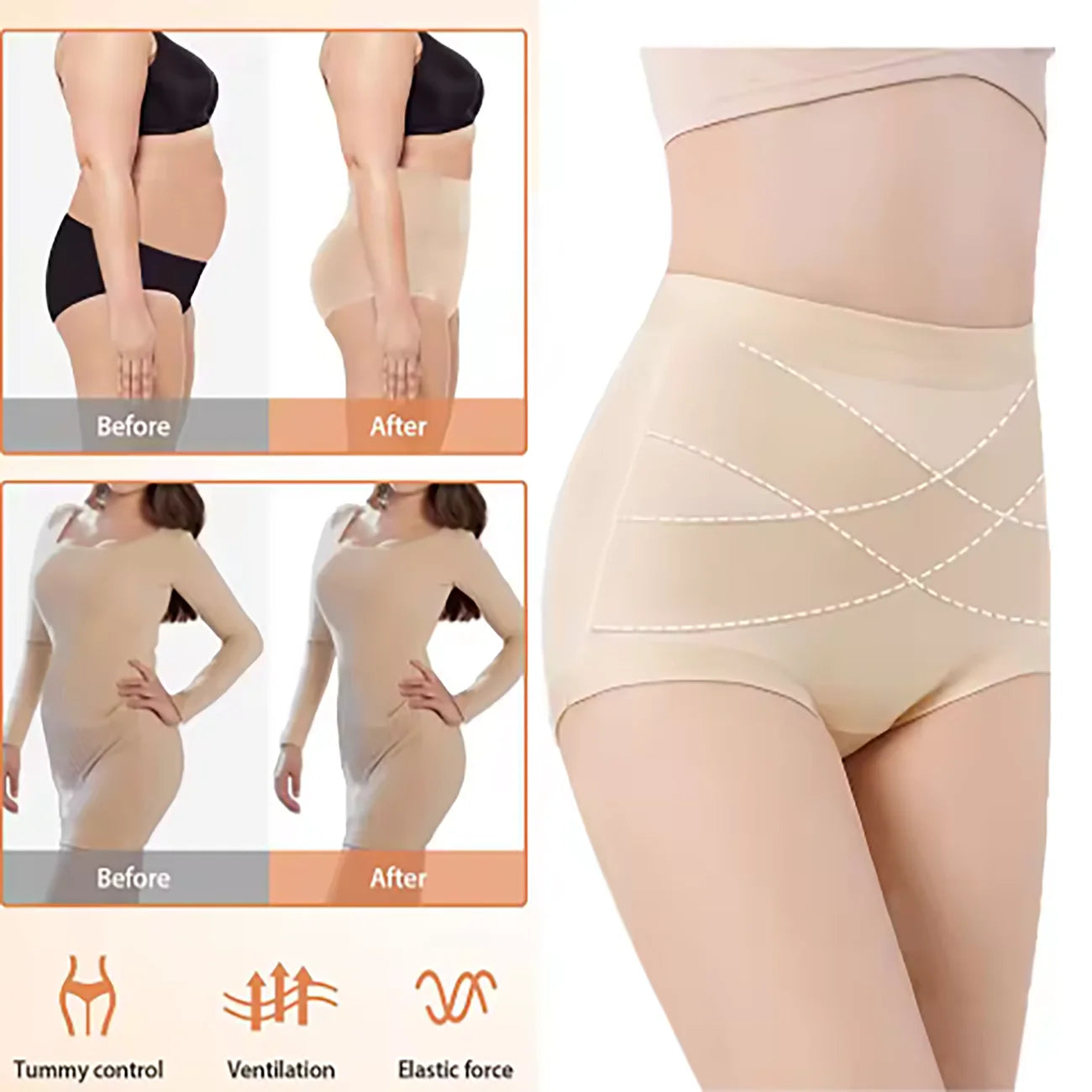 Shapewear briefs detail