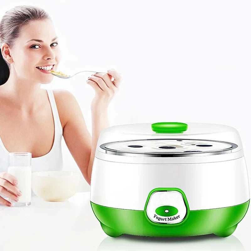 1L Electric Mini Yogurt & Rice Wine Maker Automatic DIY Fermenting Machine