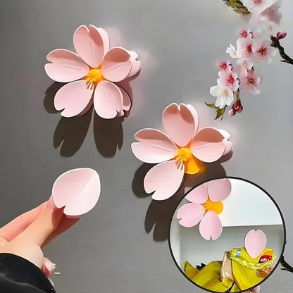 Sakura Magnetic Snack Clip – Creative Flower Petal Food Sealer & Fridge Magnet