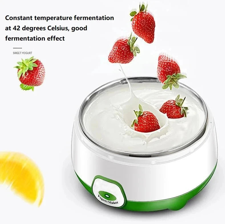 1L Electric Mini Yogurt & Rice Wine Maker Automatic DIY Fermenting Machine