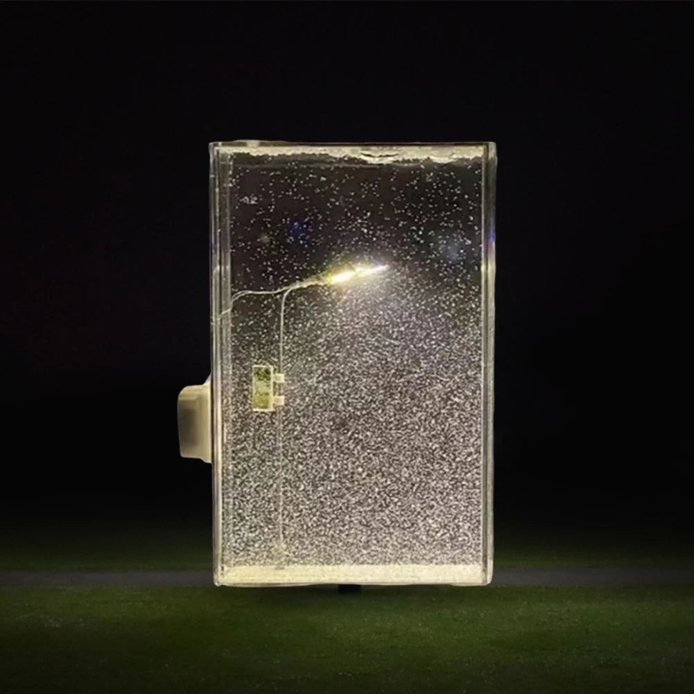 DIY Snowy Night Street Light Kit Flowing Sand Snowflake Night Light