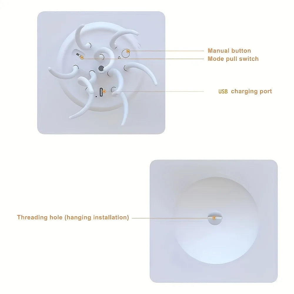 Voice-Controlled Bionic Jellyfish Lamp Dancing RGB Gradient Night Light