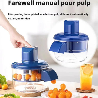 Automatic Electric Fruit Peeler Hands-Free Grape & Berry Skin Remover - 