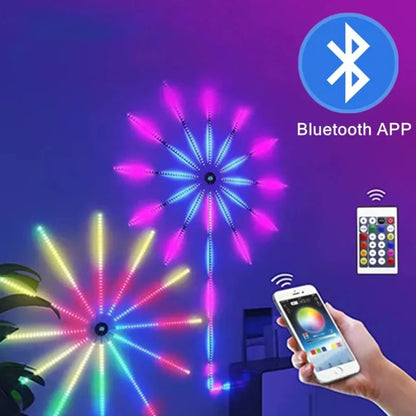 Smart Firework LED Strip Lights – Music Sync App & Remote Control