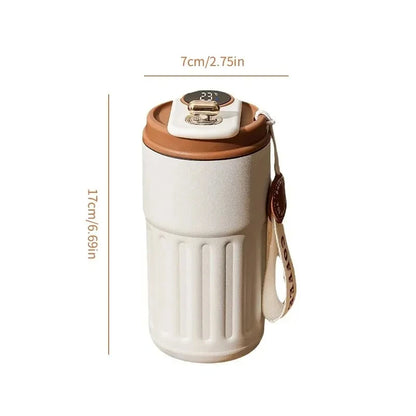 Smart Temperature Display Thermos 300g Stainless Steel Insulated Travel Cup