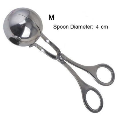 Stainless Steel Meatball Maker Clip – Non-Stick Rice Ball Shaper & Kitchen Mold
