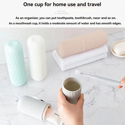 Portable Travel Toothbrush & Toothpaste Case – Hygienic Storage Box
