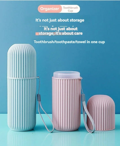 Portable Travel Toothbrush & Toothpaste Case – Hygienic Storage Box