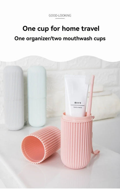 Portable Travel Toothbrush & Toothpaste Case – Hygienic Storage Box