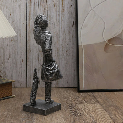 Traveler Abstract Sculpture Resin Modern Decor 
