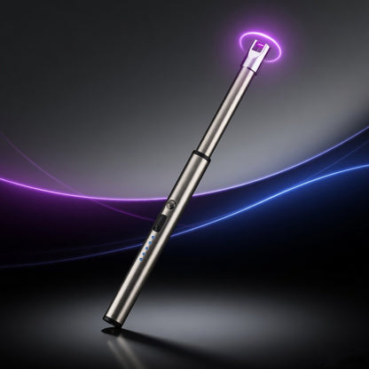 USB Electric Zinc Alloy Flameless Lighter – Windproof Arc