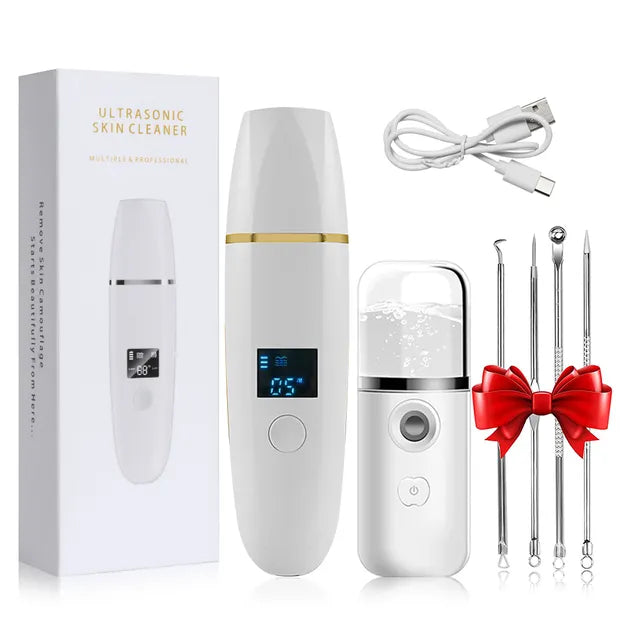 Ultrasonic Skin Scrubber Blackhead Peeling Remover