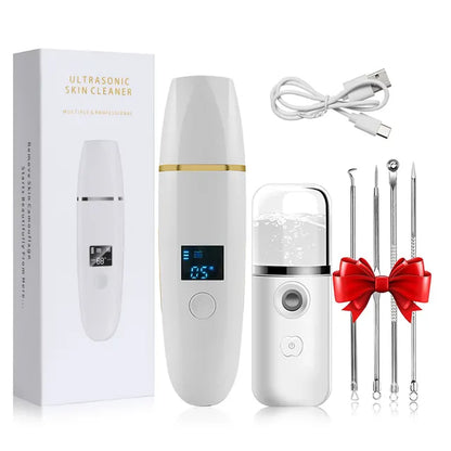 Ultrasonic Skin Scrubber Blackhead Peeling Remover