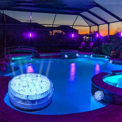 Underwater Spa Light – 16 Colors, Remote, IP68 Waterproof