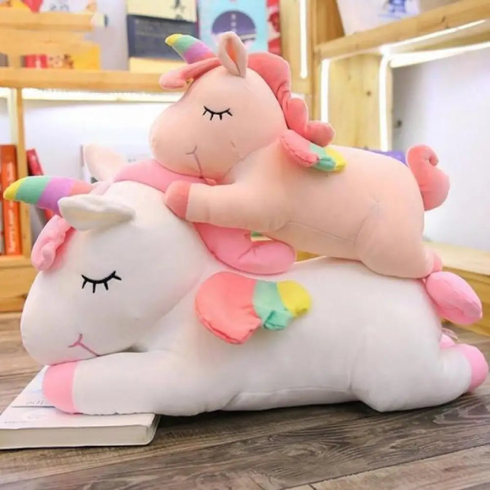 Unicorn Pillow Plushie – Super Soft, Wings, 40cm & 50cm