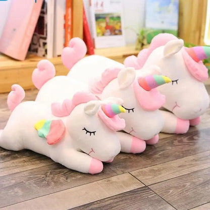 Unicorn Pillow Plushie – Super Soft, Wings, 40cm & 50cm