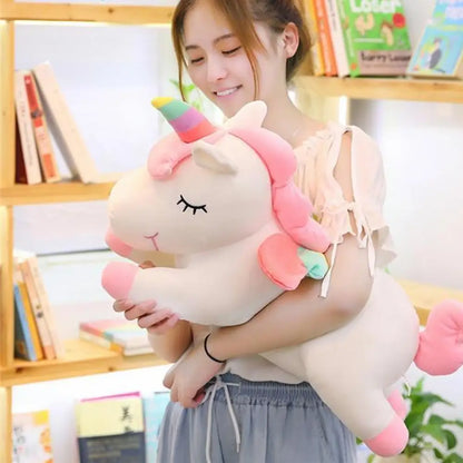 Unicorn Pillow Plushie – Super Soft, Wings, 40cm & 50cm