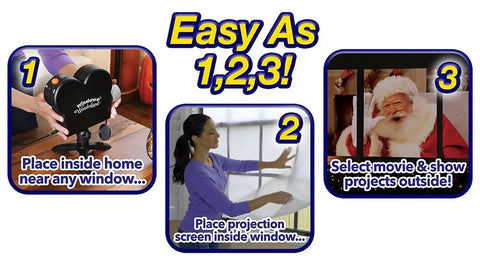 Winter Wonderland Window Projector