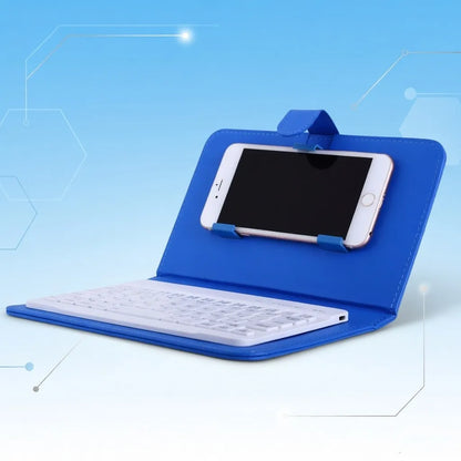 Wireless Bluetooth Phone Keyboard Case – PU Leather, All Phones