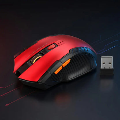 Wireless Computer Gaming Mouse – 2.4GHz, Adjustable DPI