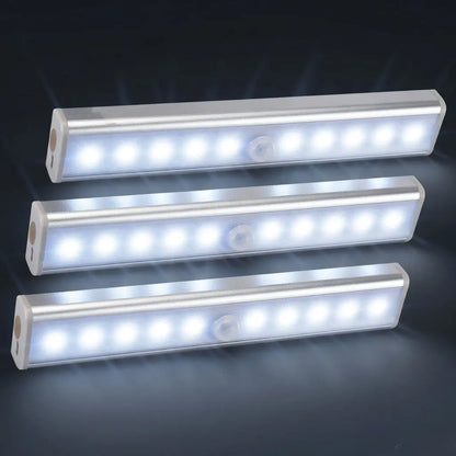Wireless LED Motion Sensor Cabinet Light – PIR, No Wiring