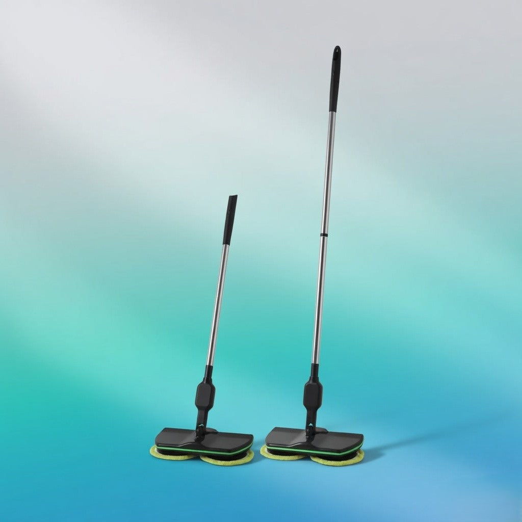 Wireless Rotary Electric Mop – 360° Spin Floor Cleaner