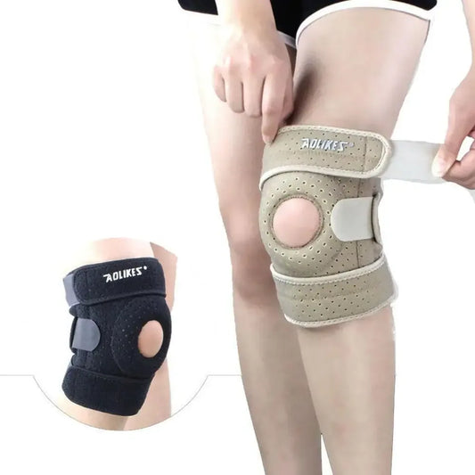 Adjustable Knee Supporter Brace - Nude Left