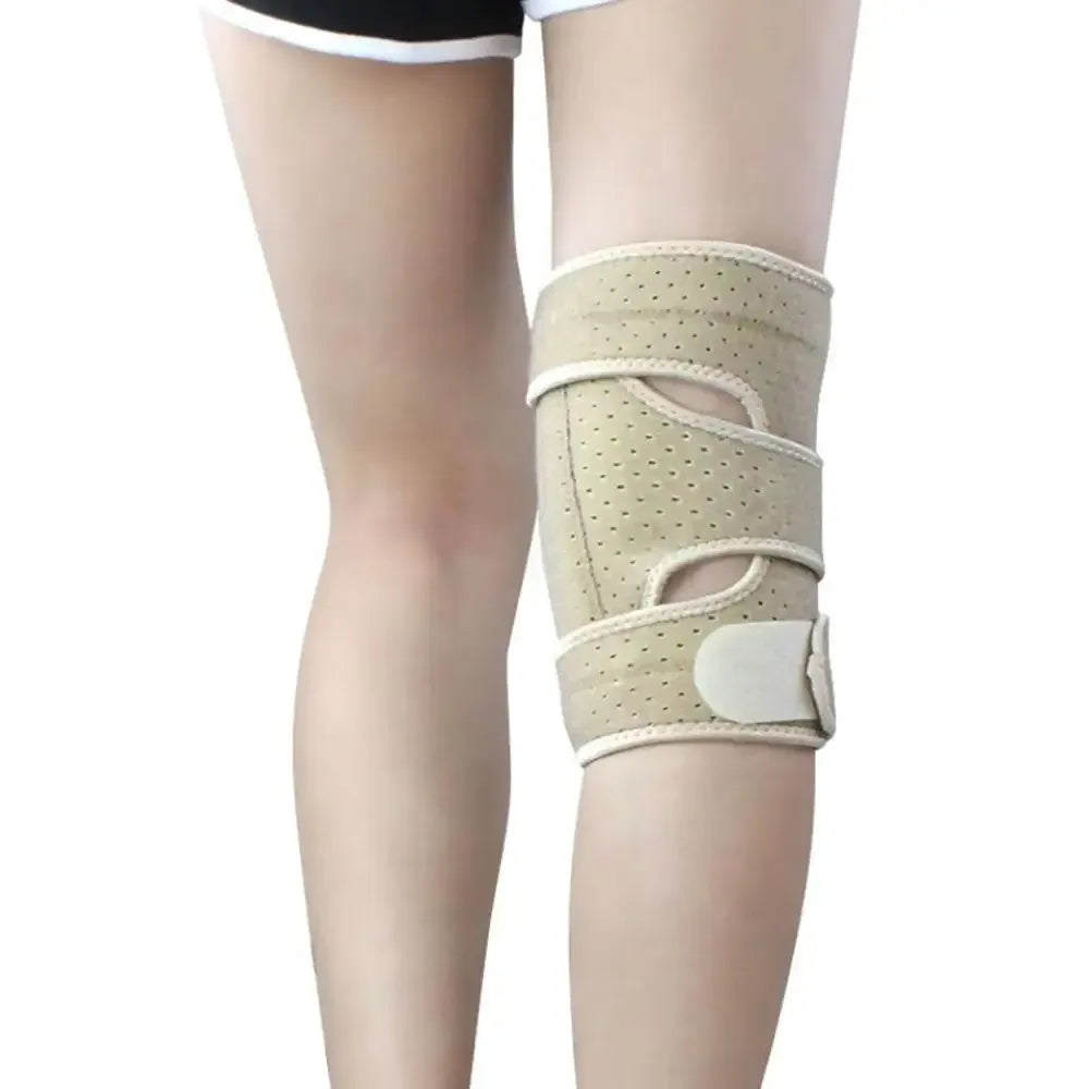 Adjustable Knee Supporter Brace - Nude Left