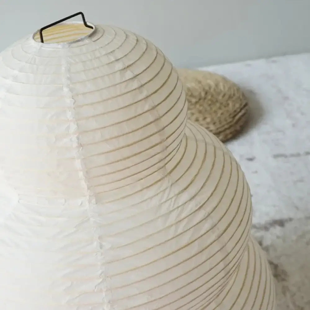 Akari Noguchi Yong Table Lamp Japanese Rice Paper Design, Handcrafted Decorative Desk Light