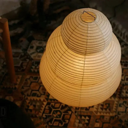 Akari Noguchi Yong Table Lamp Japanese Rice Paper Design, Handcrafted Decorative Desk Light - EU