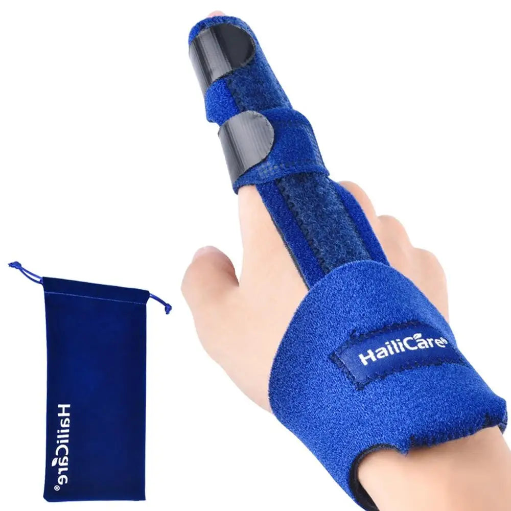 Aluminum Finger Splint Brace with Adjustable Strap – Pain Relief & Fracture Protection Support