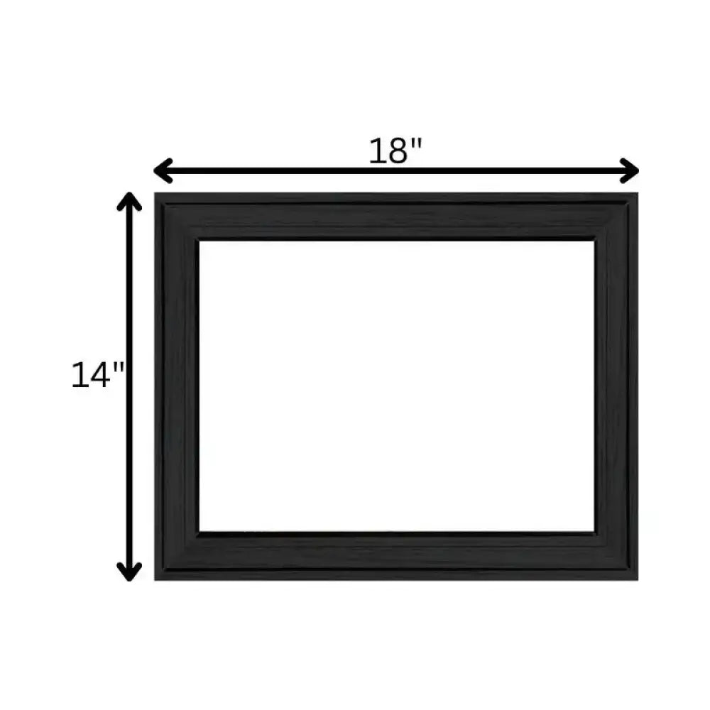 America the Beautiful Framed Wall Art 14x18’’ Black Frame Inspirational Decor