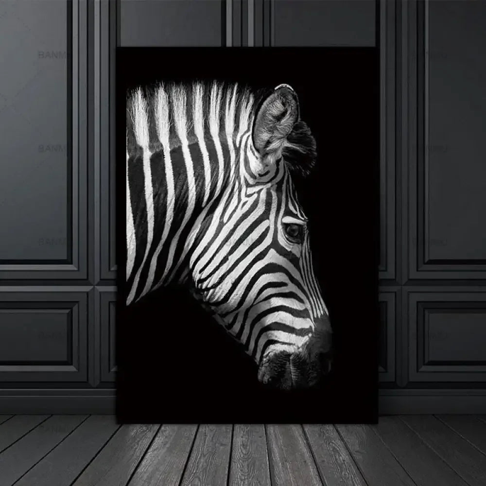 Animal Canvas Wall Art - 20cmx30cm / Giraffe